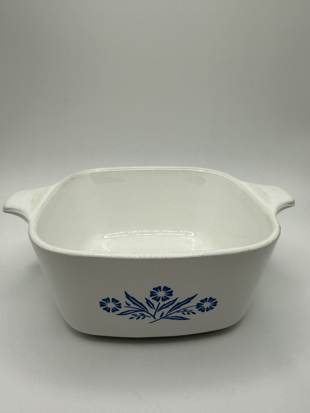 Vintage Corning Ware Blue Cornflower P43B Small Cooking Dish 2 3/4 C Cottage